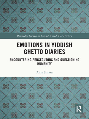 cover image of Emotions in Yiddish Ghetto Diaries